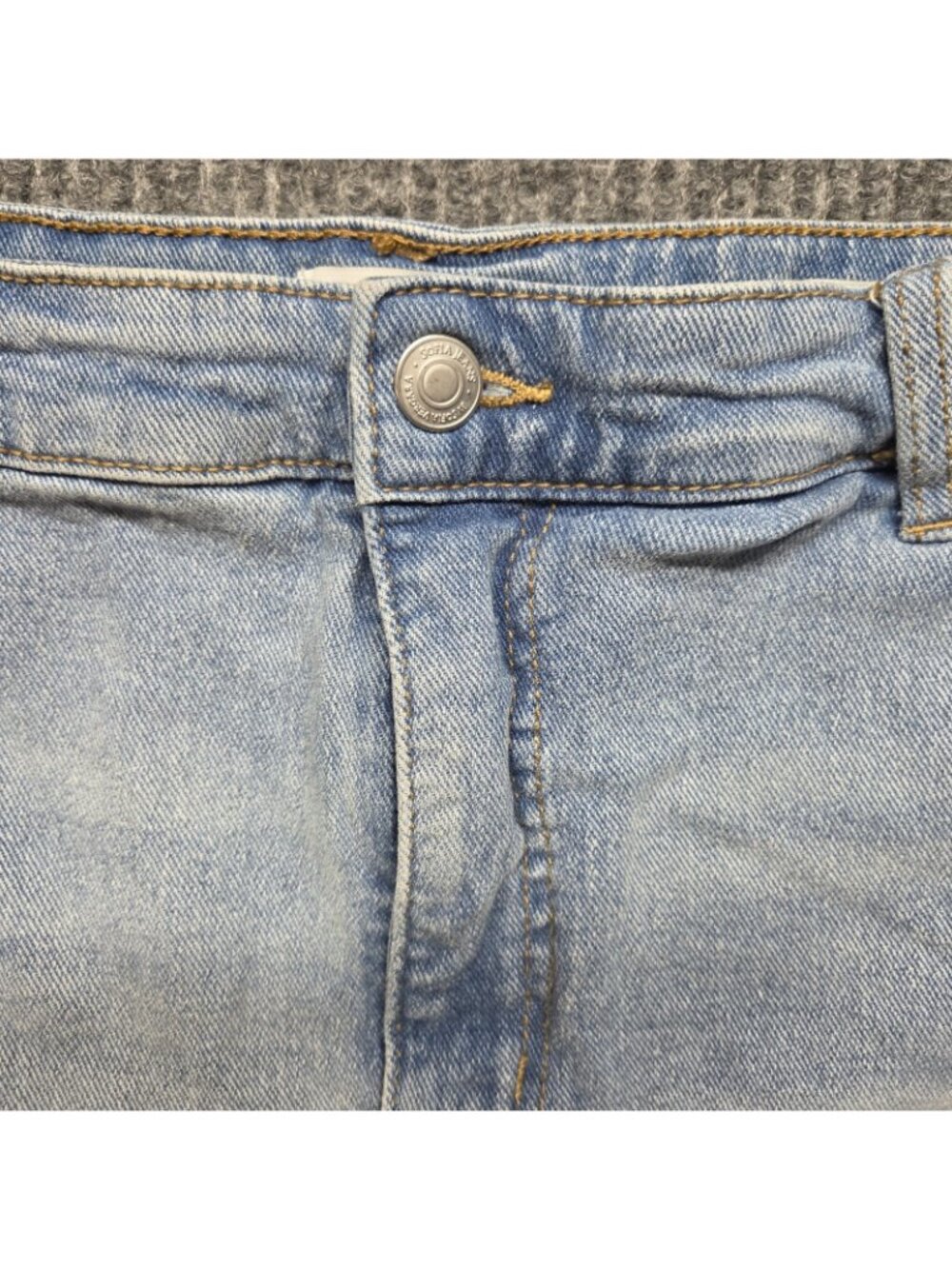 SOFIA Vergara Jeans Chi Short Denim Shorts Women's 16 Blue Cut-Off  Distressed - Picture 2 of 16
